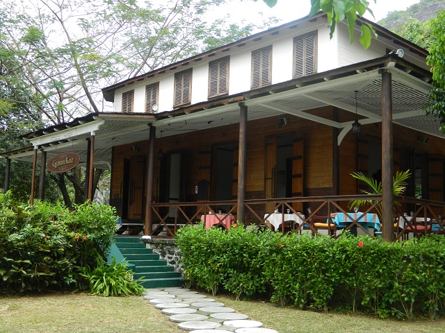 The Grann Kaz—old plantation house, supposedly haunted by the ghost of a little girl and her mother