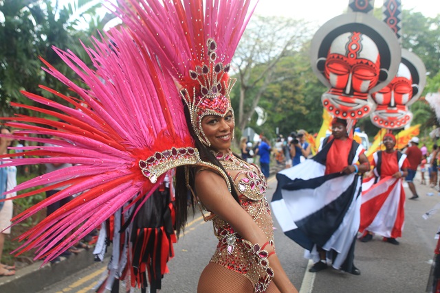 Colourful procession fills Seychelles' capital during grand event